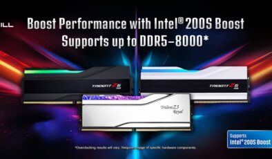 G.SKILL DDR5 Memory Kits Now Compatible with Intel 200S Boost